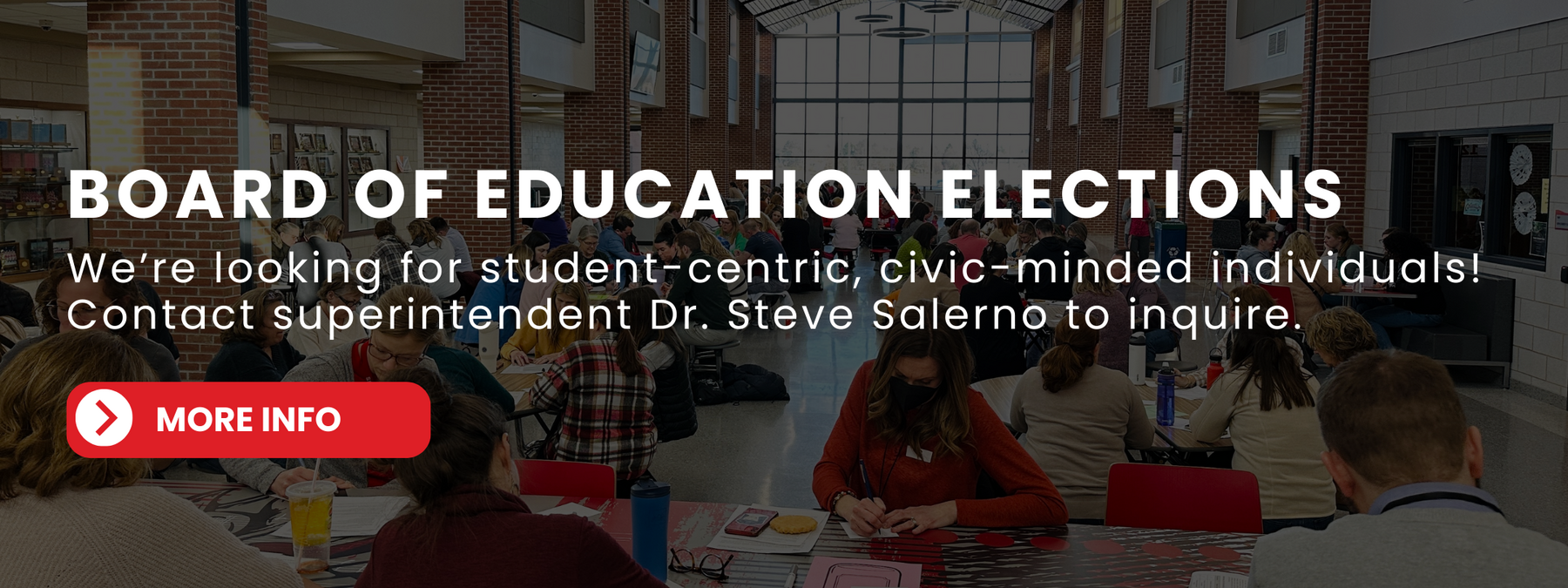 We’re looking for student-centric, civic-minded individuals to join our Board of Education!